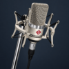 Neumann TLM 102 Studio Set microphone in nickel finish