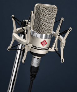 Neumann TLM 102 Studio Set microphone in nickel finish