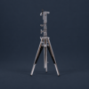 Low Boy 2 Riser lighting stand for film production
