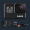 GoPro HERO7 Black Kit with accessories and suction cup mount