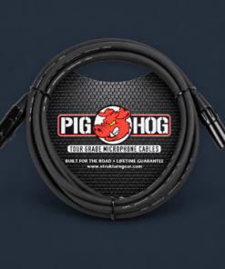 PigHog XLR Microphone Cable with thick wire and connectors