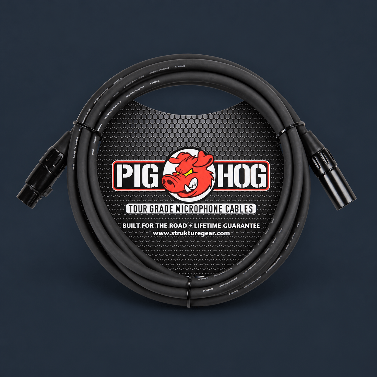 PigHog XLR Microphone Cable with thick wire and connectors