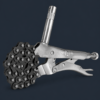 Irwin chain vise grip with 5/8” baby pin for film production