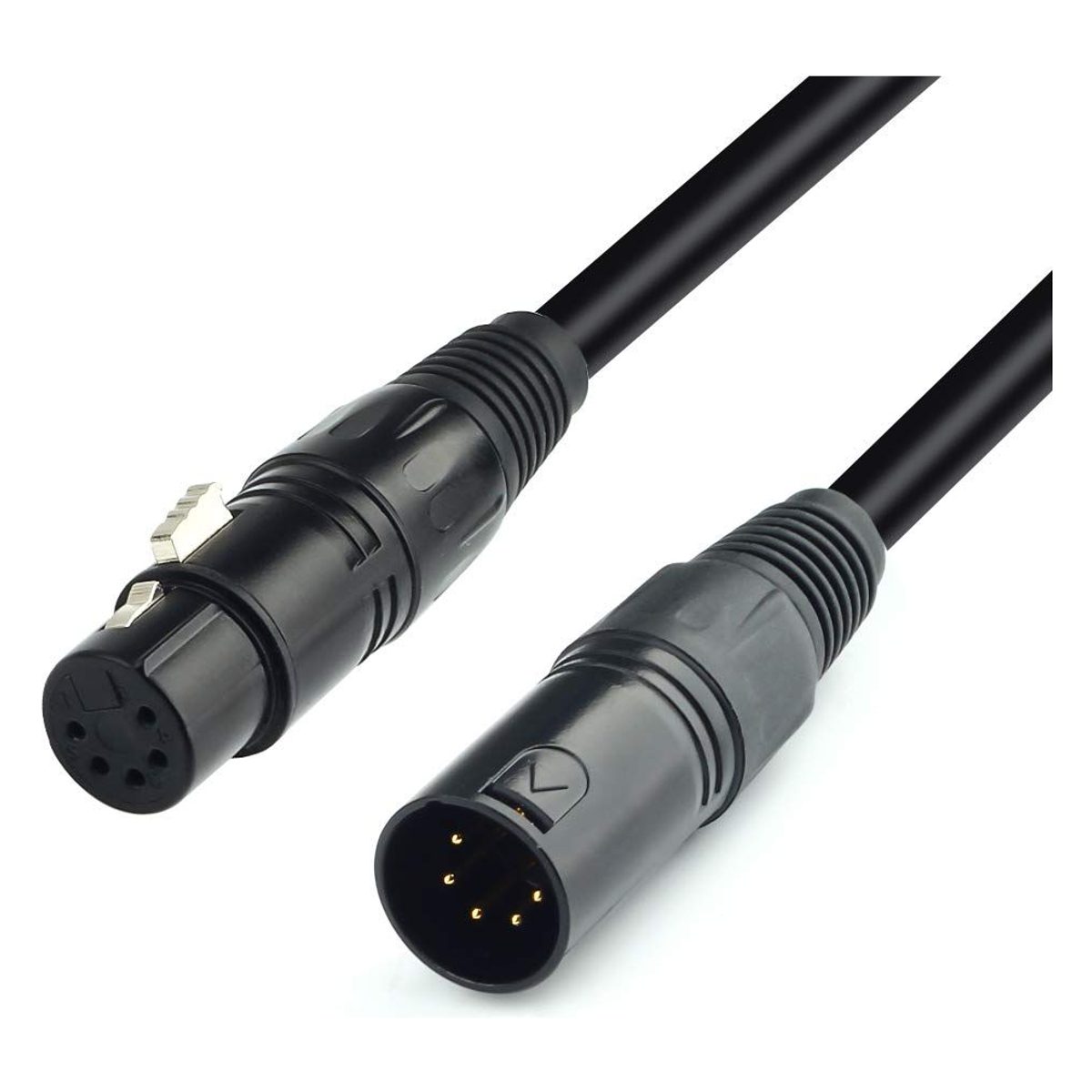 SiYear 5 ft Five-Pin DMX Lighting Cable