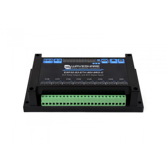 Waveshare Industrial 8-Channel ESP32-S3 WiFi Relay Module
