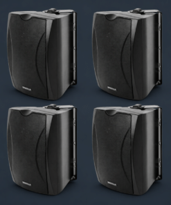 8-Channel Indoor/Outdoor Speaker Package — 8 Rockville WET-6B Speakers