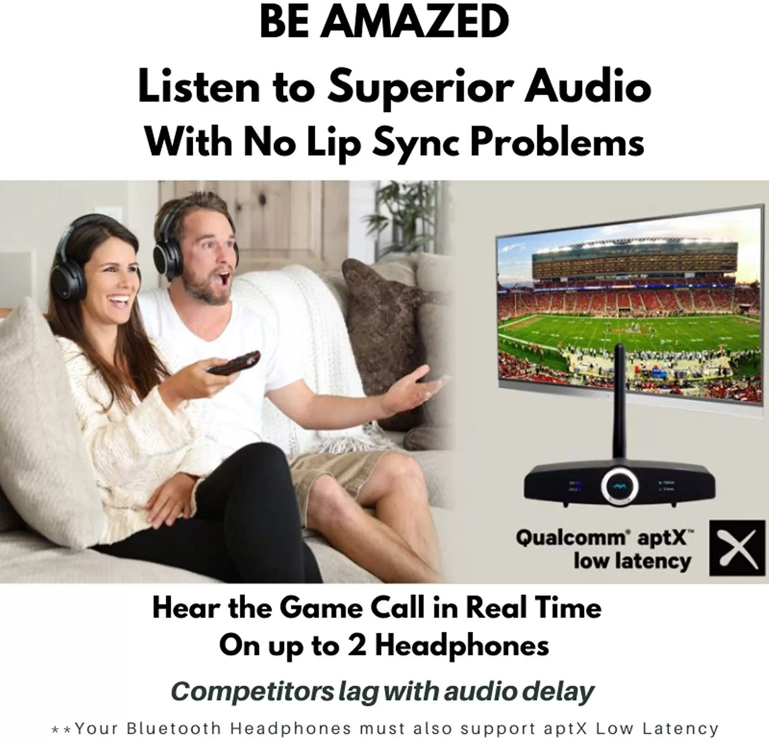 zero latency bluetooth transmitter