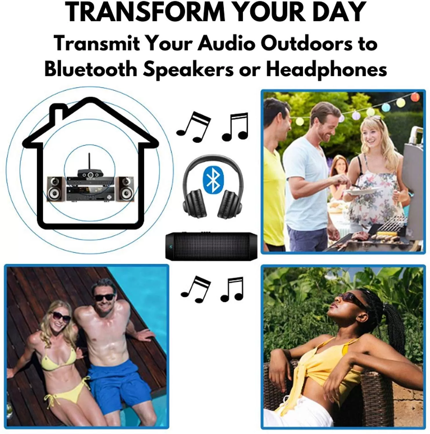 bluetooth transmitter without delay